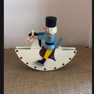 East German Vintage Nutcracker Ornament